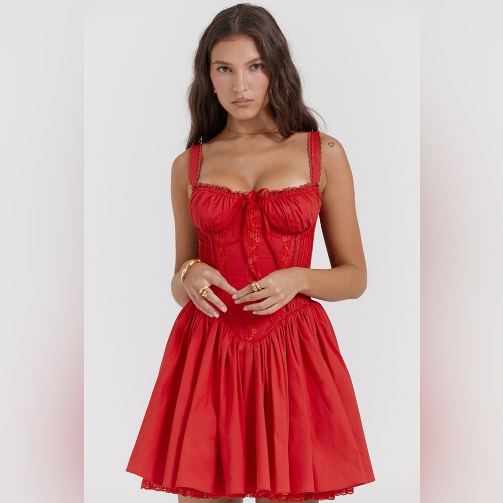 House of CB PIETRA
Cherry Corset Mini Dress